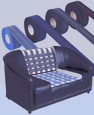 Elastic Webbing 350 - 100m Roll